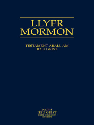 cover image of Llyfr Mormon